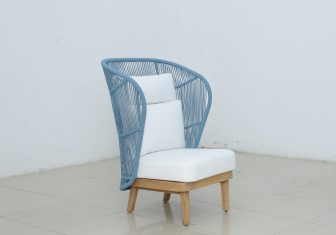 Лаунж-кресло плетеное с высокой спинкой-thumbs-Фото4