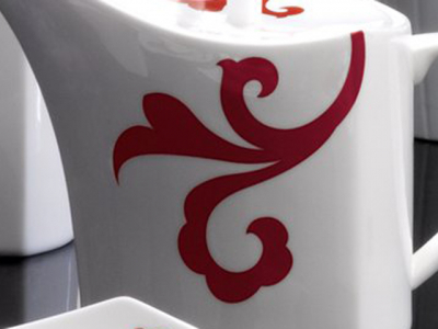 Столовый сервиз Royal Bone China Araya red фарфор белый Фото 3
