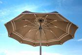 Зонт профессиональный Ø2.4 м CiCCAR Samsara алюминий, морской акрил Фото 6