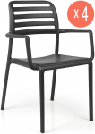 Комплект пластиковых кресел Costa Set 4