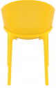 Кресло пластиковое Siesta Contract Sky стеклопластик, полипропилен желтый Фото 8