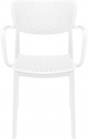 Кресло пластиковое Siesta Contract Loft стеклопластик белый Фото 6