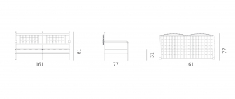 Диван металлический с подушками-thumbs-Фото3