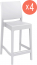 Комплект пластиковых полубарных стульев Maya Bar 65 Set 4