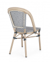 Стул металлический плетеный Garden Relax Silveira алюминий, искусственный ротанг кастель Фото 3