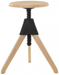 Табурет полубарный деревянный-thumbs-Фото1