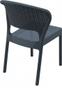 Стул пластиковый плетеный Siesta Contract Daytona стеклопластик антрацит Фото 10