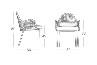 Кресло плетеное с подушкой-thumbs-Фото3