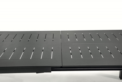 Стол металлический раздвижной Grattoni Panarea алюминий антрацит Фото 6