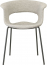 Кресло с обивкой Scab Design Miss B Pop coated steel frame сталь, поликарбонат, ткань антрацит, светло-серый Фото 1