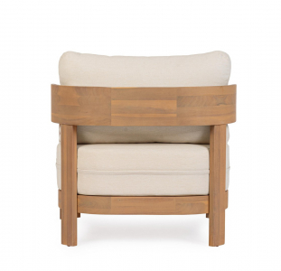 Кресло деревянное с подушками Garden Relax Pablo акация, ткань Фото 7