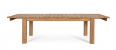 Стол деревянный обеденный раздвижной Garden Relax Zorritos тик, алюминий Фото 2