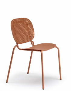 Стул металлический Scab Design Si-Si Dots сталь терракотовый Фото 5