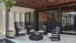 Лаунж-кресло плетеное с подушками Skyline Design Spa алюминий, полиэстер, sunbrella черный, бежевый Фото 4