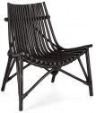 Лаунж-стул плетеный Garden Relax Menendez натуральный ротанг черный Фото 1