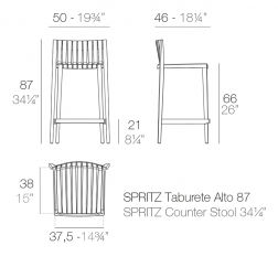 Стул пластиковый полубарный-thumbs-Фото3