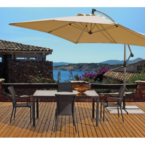 Стол плетеный обеденный Garden Relax Maui искусственный ротанг черный Фото 1