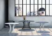 Столешница круглая PAPATYA Solid Compact Ø590 компакт-ламинат HPL черный Фото 17