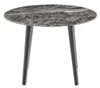Столик журнальный PEDRALI Malmo Marble ясень, мрамор черный ясень, серый мрамор Фото 1