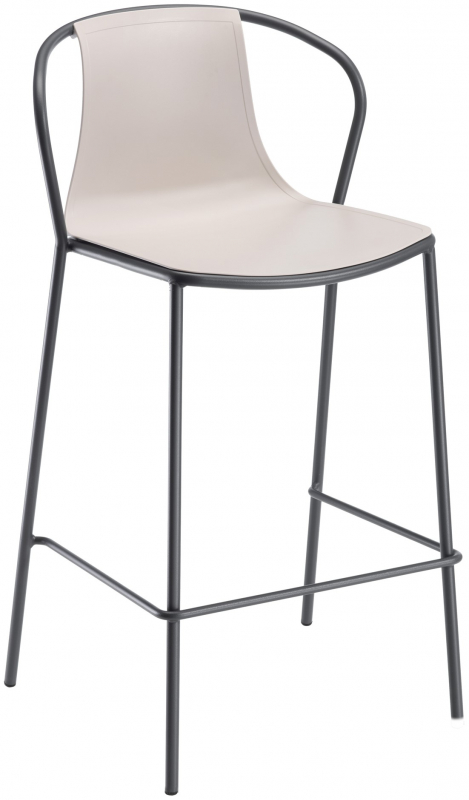 Стул пластиковый полубарный Kasia Stool 66
