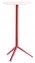 Подстолье металлическое барное PEDRALI Elliot алюминий красный Фото 1
