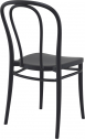 Стул пластиковый Siesta Contract Victor стеклопластик черный Фото 6