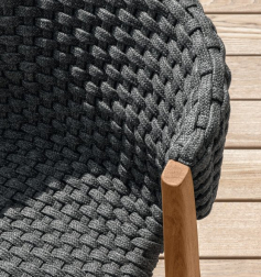 Стул деревянный с обивкой Knit