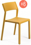 Комплект пластиковых стульев Trill Bistrot Set 6