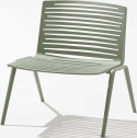 Лаунж-кресло металлическое Fast Zebra алюминий зеленый Фото 1
