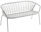 Скамейка плетеная Gaber Sanela металл, полиэстер Фото 1