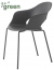Кресло пластиковое Scab Design Lady B Go Green сталь, технополимер антрацит Фото 2