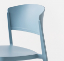 Стул пластиковый Gaber Abuela технополимер бледно-голубой Фото 8