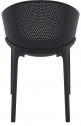 Кресло пластиковое Siesta Contract Sky стеклопластик, полипропилен черный Фото 11