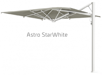 Зонт профессиональный 2.9х2.9 м Scolaro Astro Starwhite алюминий, акрил белый, серо-коричневый Фото 11