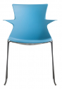 Стул пластиковый на полозьях Gaber Tema S сталь, технополимер Фото 4