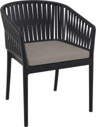 Кресло пластиковое с подушкой-thumbs-Фото1