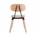 Стул деревянный Fenny Day 658A сталь, фанера дуба, ясень черный, бежевый Фото 11