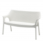 Диван пластиковый плетеный SCAB GIARDINO Olimpo Sofa алюминий, полипропилен лен Фото 3