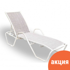 Lotos Sunbed Садовый шезлонг с текстиленом Lotos Sunbed
