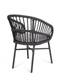 Кресло плетеное с подушкой-thumbs-Фото4