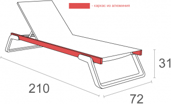 Шезлонг-лежак металлический-thumbs-Фото3