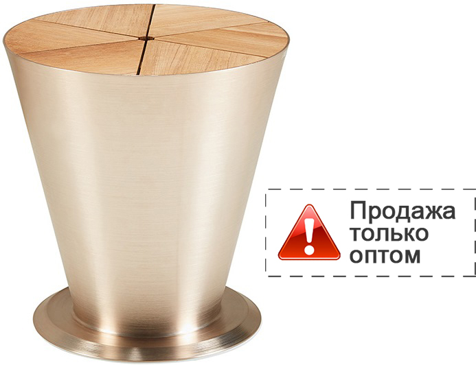 Столик кофейный металлический с контейнером для льда Icoo
