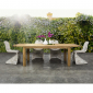 Стол деревянный раздвижной Garden Relax Bounty массив тика коричневый Фото 15