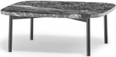 Столик кофейный PEDRALI Buddy Marble алюминий, мрамор черный, серый мрамор Фото 1