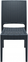 Стул пластиковый плетеный Siesta Contract Florida стеклопластик антрацит Фото 13
