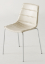 Стул пластиковый с обивкой Gaber Dress Alhambra NA металл, технополимер, экокожа Фото 6