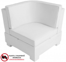 Модуль угловой пластиковый с подушками Ledge Lounger Signature полиэтилен, ткань Фото 1