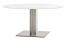 Стол ламинированный PEDRALI Inox Table нержавеющая сталь, компакт-ламинат HPL матовый стальной, белый Фото 1