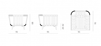 Кресло деревянное с подушками-thumbs-Фото3