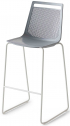Стул пластиковый барный Gaber Akami ST 76 металл, технополимер жемчужно-серый Фото 1